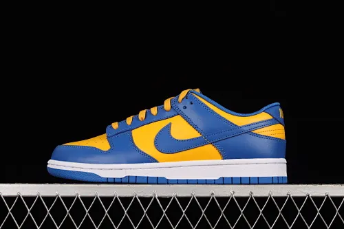 All Categories Nk SB Dunk Series Nk SB Dunk Low Low-top sneakers Foreign trade version Nk Dunk SB Low Blue and yellow color matching SB smashed backboard fashion casual sneakers DD1391-402